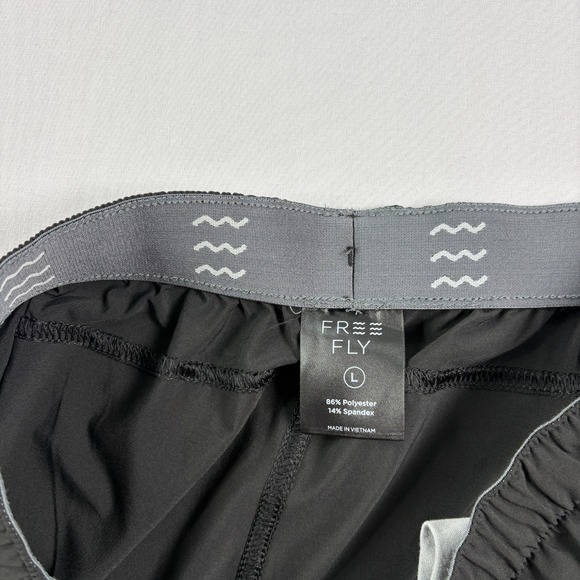 Free Fly Breeze Pants Mens Large Black Stretch Performance Lounge Lightweight - Picture 3 of 10